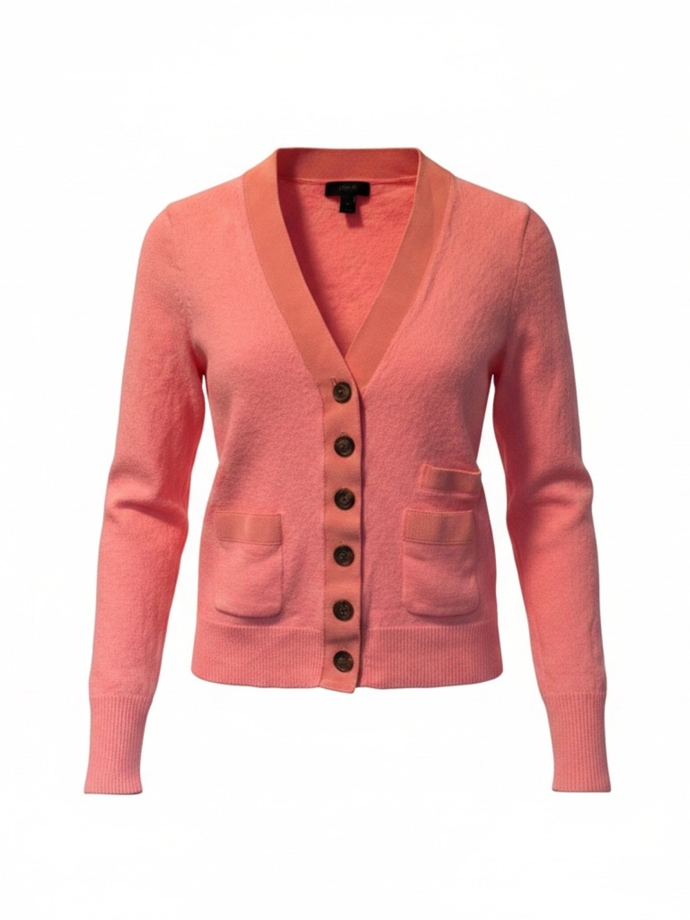 J. Crew Coral Pink V-Neck Button Cardigan
Size: XS